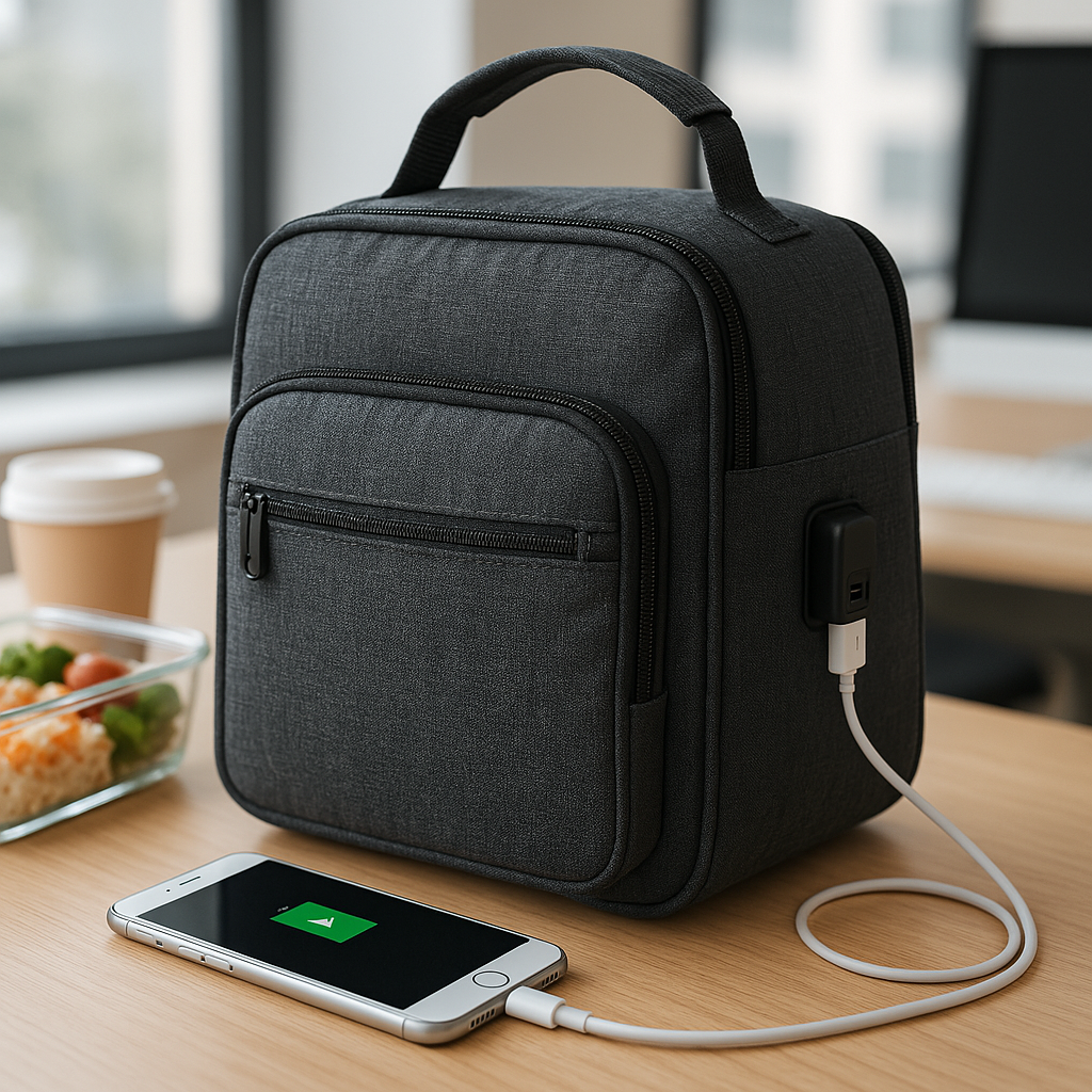 lunch bag with charger
