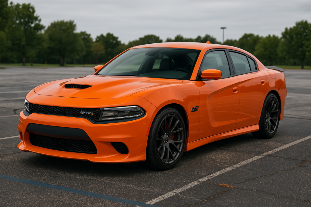scat pack charger 392 go mango