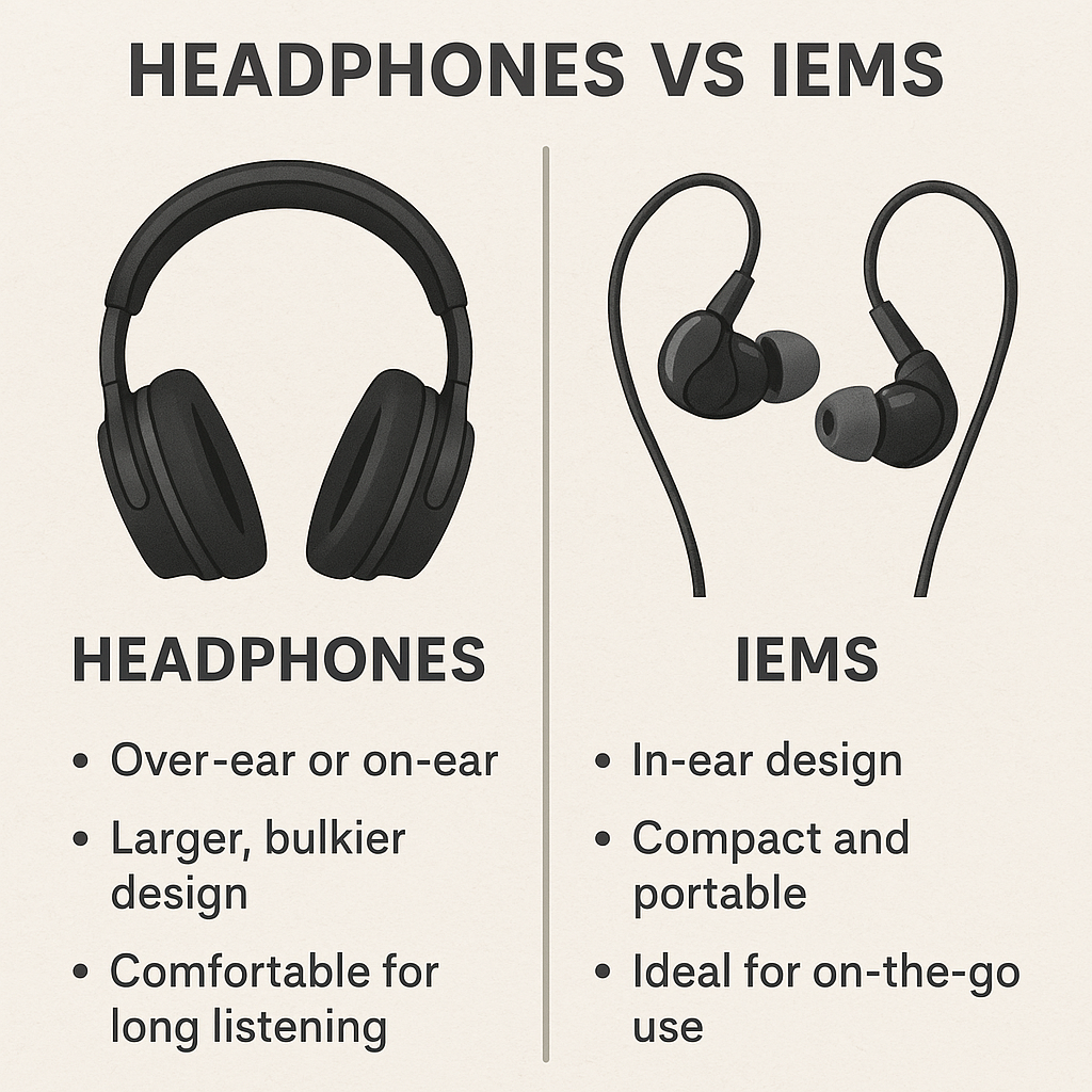 headphones imaging vs iems