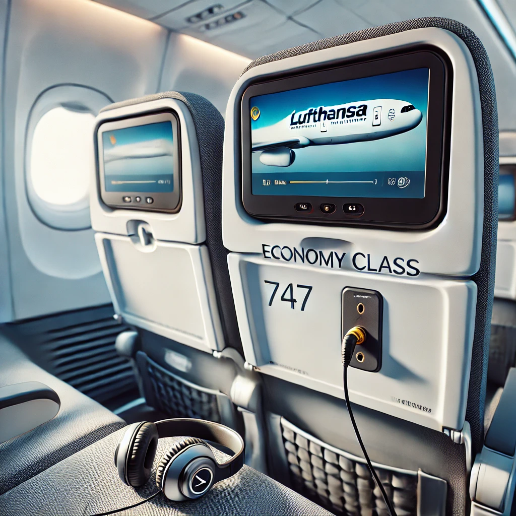 lufthansa 747 headphone jack