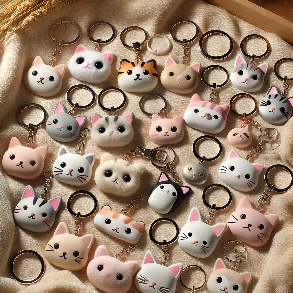 cat keychain
