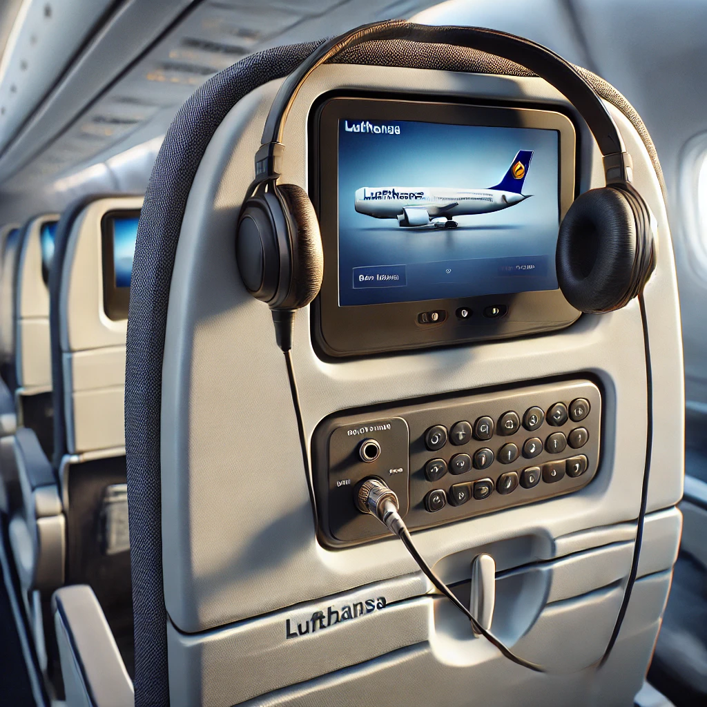 lufthansa 747 headphone jack
